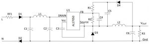 Diodes-AL17050-mains-ac-dc-coverter for IoT